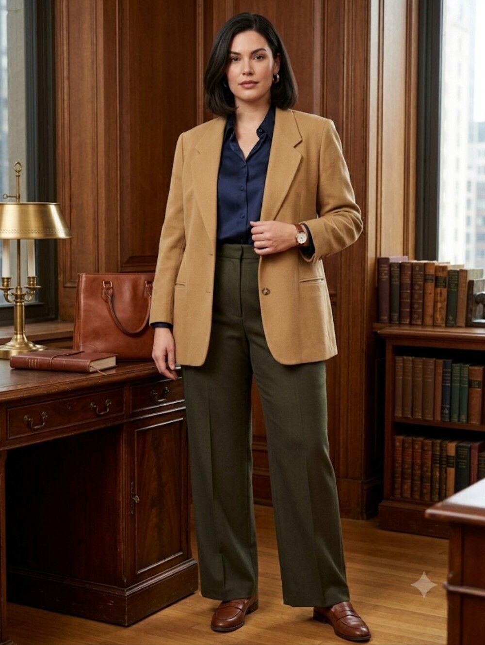 Vintage Hunt Club Wool Camel Color Jacket Blazer 20T 20 TALL Old Money